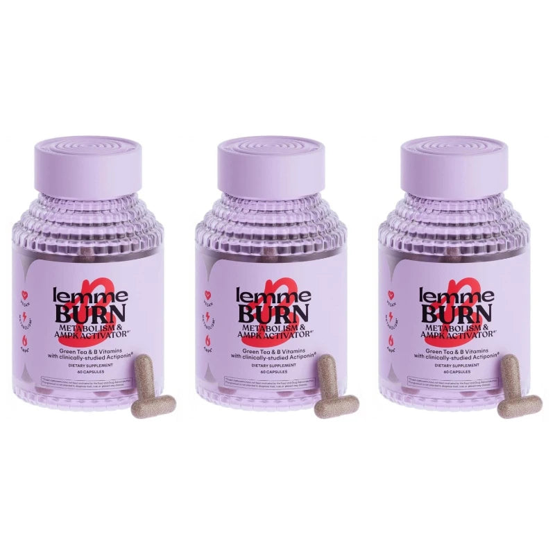 Belly Fat Burning Metabolism AMPK Activating Supplement for Men Women Actiponin Gynostemma Vitamins B6 B12 60 Capsules